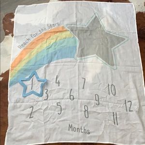 Baby month blanket